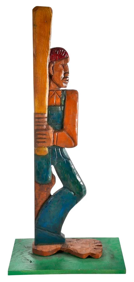 LaVon Van Williams, Jr., 2011, carved and painted wood