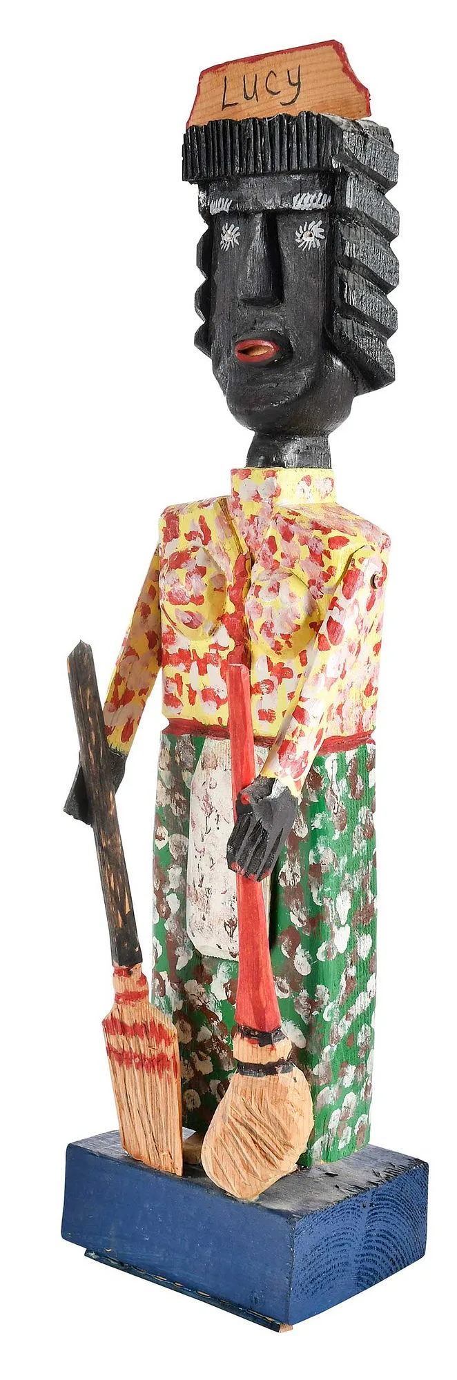 Carl McKenzie, Lucy, carved and painted wood