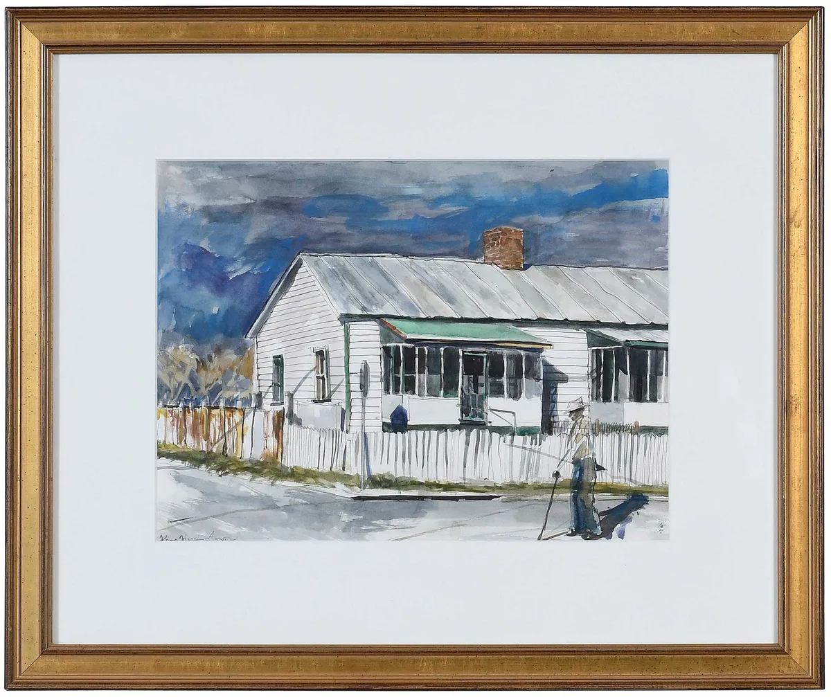 Ken Herrington, Westside Savannah, watercolor and pencil on paper