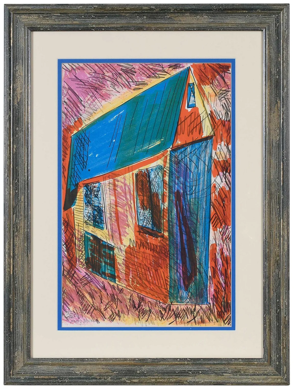 Beverly Buchanan, Happy Shack, color lithograph