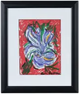 Beverly Buchanan, Irises No. 2 (Blue)