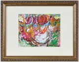 Beverly Buchanan, White China Bowl with Flowers