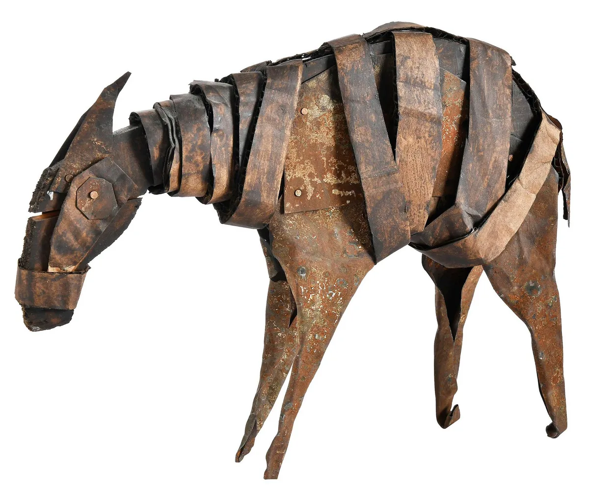 Jerry W. Coker, Mule, mixed media