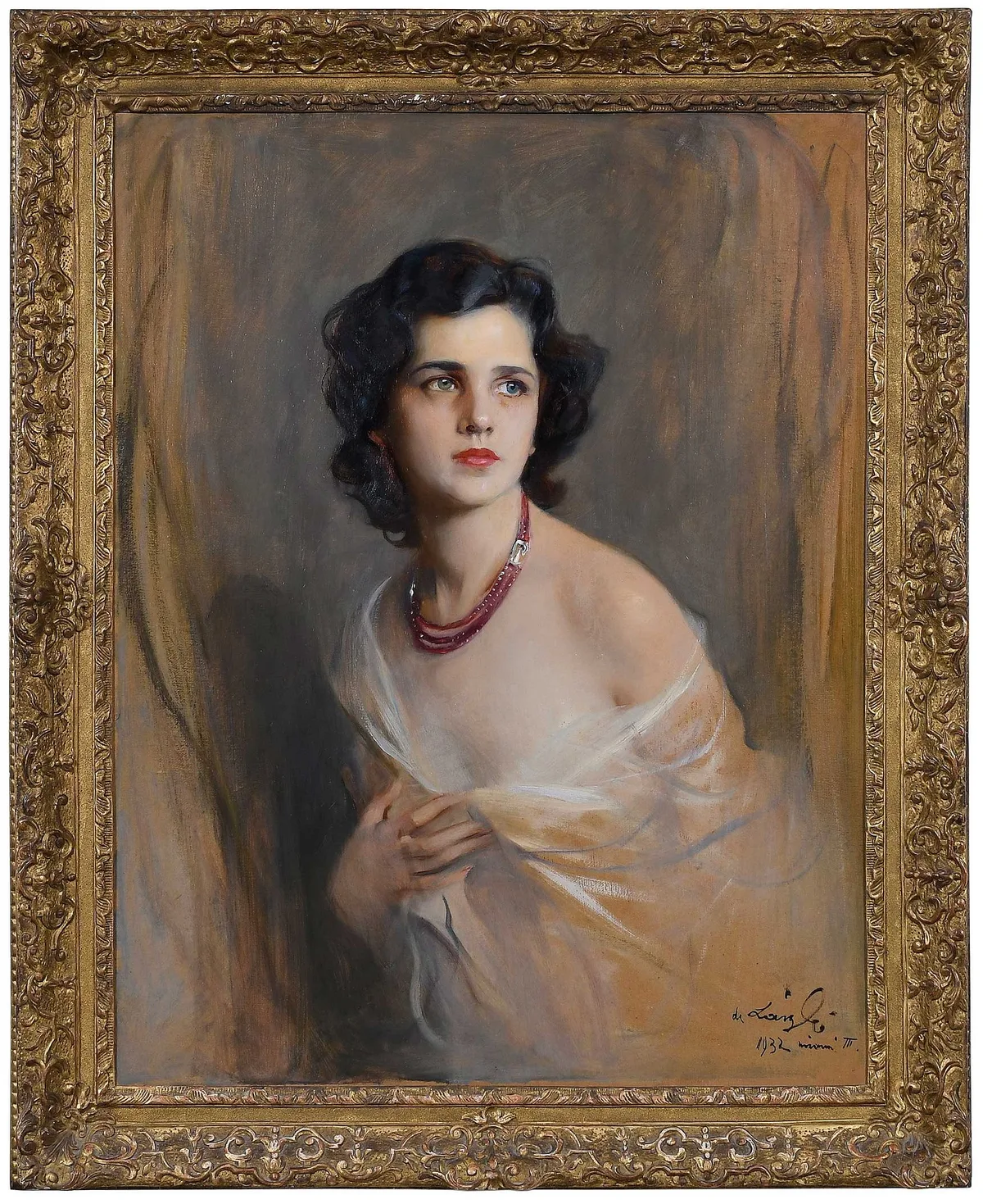 Philip de László, nee Caroline Lowe Patterson (D.L.A.T.no. 111977), 1932, oil on board