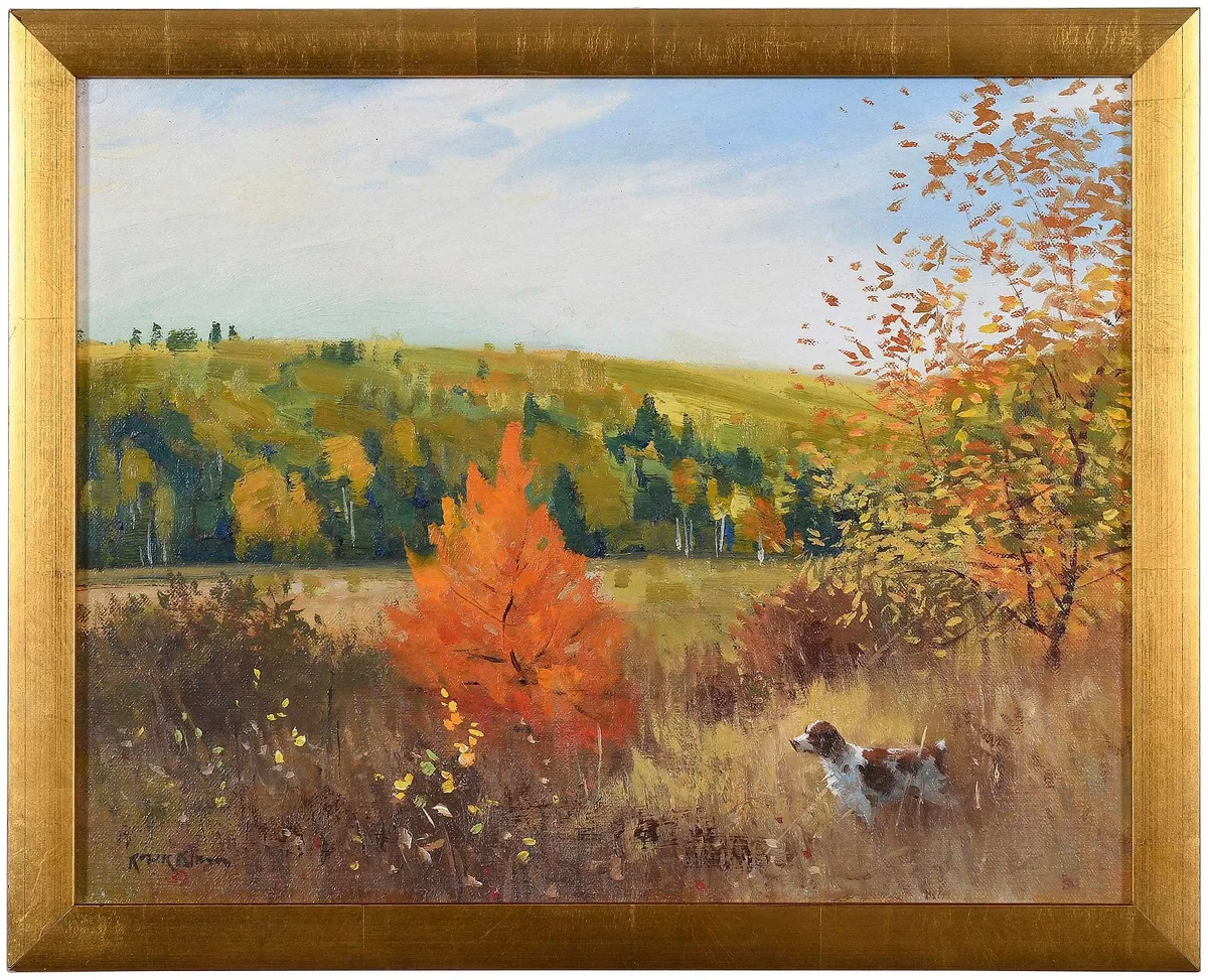Roger Blum, On To Something, oil on canvas