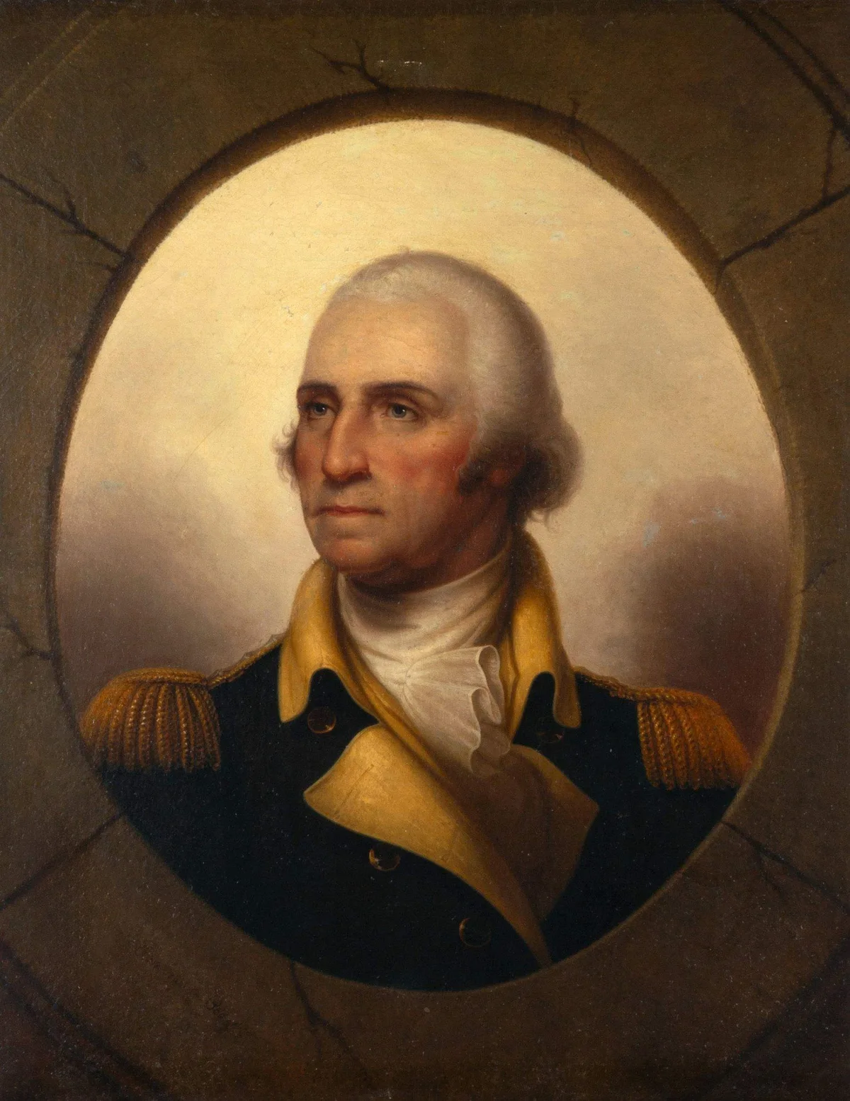 George Washington by Rembrandt Peale, Circa 1846, Oil on canvas, sold Sep 2024
