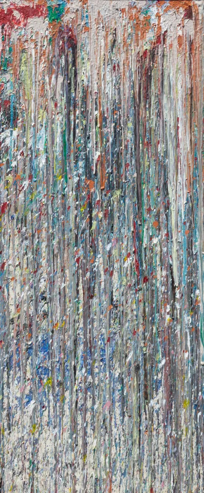 Larry Poons, Fiddle Stop, Acrylic on canvas
