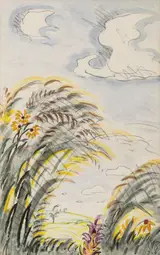 Charles E. Burchfield, May Wind and Hay