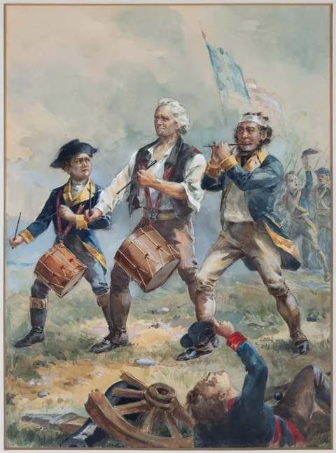 Archibald Willard, The Spirit of '76 (Yankee Doodle), Watercolor and gouache on paper