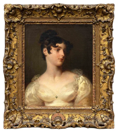 Lady Elizabeth Mary, Countess of Belgrave, afterwards Marchioness of Westminster by Thomas Lawrence, Painted in 1818. Oil on canvas, sold Mar 2024