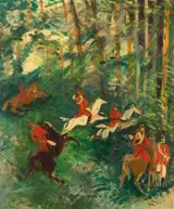 Jean Dufy, Les Cavaliers au Bois