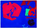 Patrick Heron, Pink in Ultramarine: Mini: April 25: 1981