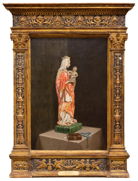 Harry Willson Watrous, The Rose Madonna, Oil on canvas