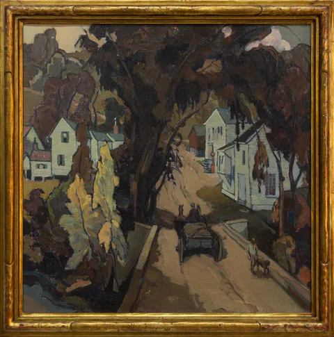 Alexander Oscar Levy, Porterville, New York, Oil on canvas
