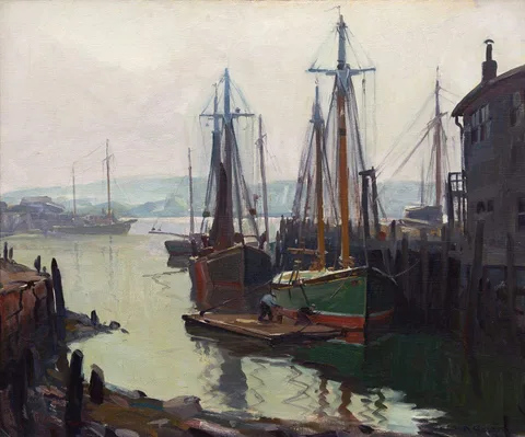 Emile Gruppé, Morning Gloucester, Oil on canvas
