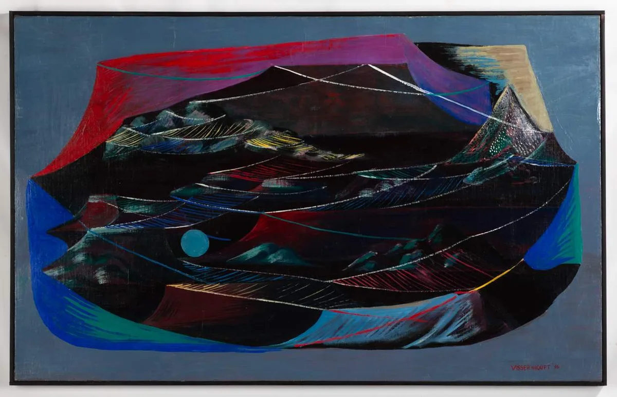 Black Mesa by Martha Visser't Hooft, Oil on canvas, sold Mar 2026