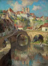Colin Campbell Cooper, An Old Town in France
