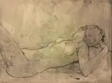 Jean Jansem, Reclining Nude