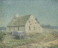 Wilson Henry Irvine, The Old House, Lyme Conn, 1915-1920, Oil on Canvas