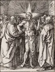Albrecht Durer, The Incredulity of Thomas, 1509-11, Woodcut on Laid Paper, with Watermark