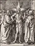 Albrecht Durer, The Incredulity of Thomas, 1509-11, Woodcut on Laid Paper, with Watermark