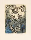 Marc Chagall, Creation, from the Bible, Lithograph in Colors on Wove Paper