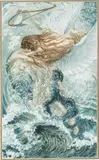 Carlos Schwabe, Spleen Et Ideal from Les Fleurs Du Mal, Gouache, Ink and Watercolour over Pencil Outlines, on Watermarked Paper
