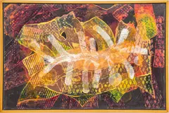 Gerome Kamrowski, Setebos Variation, 1983-84, Acrylic on Paper Mounted to Canvas