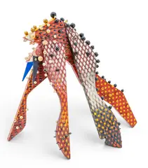 Gerome Kamrowski, Animal, 1992, Beaded and Painted Mixed Media