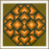 Jurgen Peters, Oktogon V, 1974, Serigraph on Paper