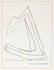 Robert Motherwell, Summertime in Italy (with Lines), 1966, Lithograph on Rives BFK Paper