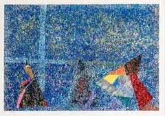 Sam Gilliam, Bluesette, 1991, Screenprint in Colors on Wove Paper