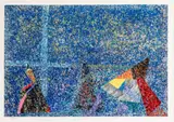 Sam Gilliam, Bluesette, 1991, Screenprint in Colors on Wove Paper