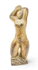 Jais Nielsen, Venus, circa 1920, Royal Copenhagen Glazed Stoneware Sculpture