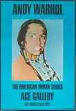 Andy Warhol, The American Indian Series, Ace Gallery, Los Angeles (Blue), 1977, Offset Lithographic Poster