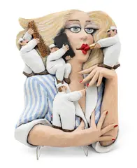 Stephen Hansen, High Maintenance, circa 2003, Papier Mache Sculpture