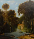 George Vicat Cole, Barskimming on the Ayr, 1857, Oil on Canvas