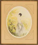Louis Icart, Forsythia, 1925, Drypoint and Etching on Wove Paper