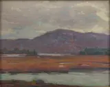 Frank Townsend Hutchins, A Mountain Lake, Oil on Canvas, Ca.