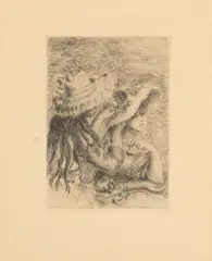 Pierre-Auguste Renoir, Le Chapaeu Epingle (3e Planche), Etching and Drypoint on Laid Paper