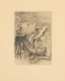 Pierre-Auguste Renoir, Le Chapaeu Epingle (3e Planche), Etching and Drypoint on Laid Paper