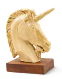 Corrado Guiseppe Parducci, Unicorn, 1930-1940, Glazed Earthenware Sculpture