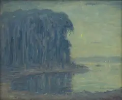 Ernest Harrison Barnes, Evening, circa 1930-40, Oil on Canvas