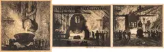 Herbert Pullinger, The Big Hammer - Midvale; Molten Fall; Forging a Gun Jacket, 1918-19, Etchings on Paper