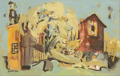John B. Tabb, Memories of a Summer Stroll, Oil on Canvas
