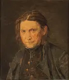 Christen Købke, Portrait Of An Old Sailor, circa 1938, Oil on Canvas