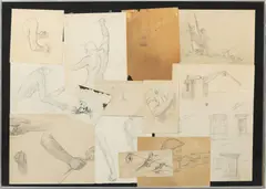 N. C. Wyeth, Untitled, Pencil on Paper and One Ink Drawings on Paper