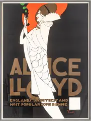 Alfonso Iannelli, Alice Lloyd, circa 1968, Lithograph in Colors on Wove Paper