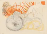 Salvador Dalí, Elijah and the Chariot, Colored Etching on Japon Paper