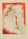 Salvador Dalí, Black Devil, Woodcut on Paper